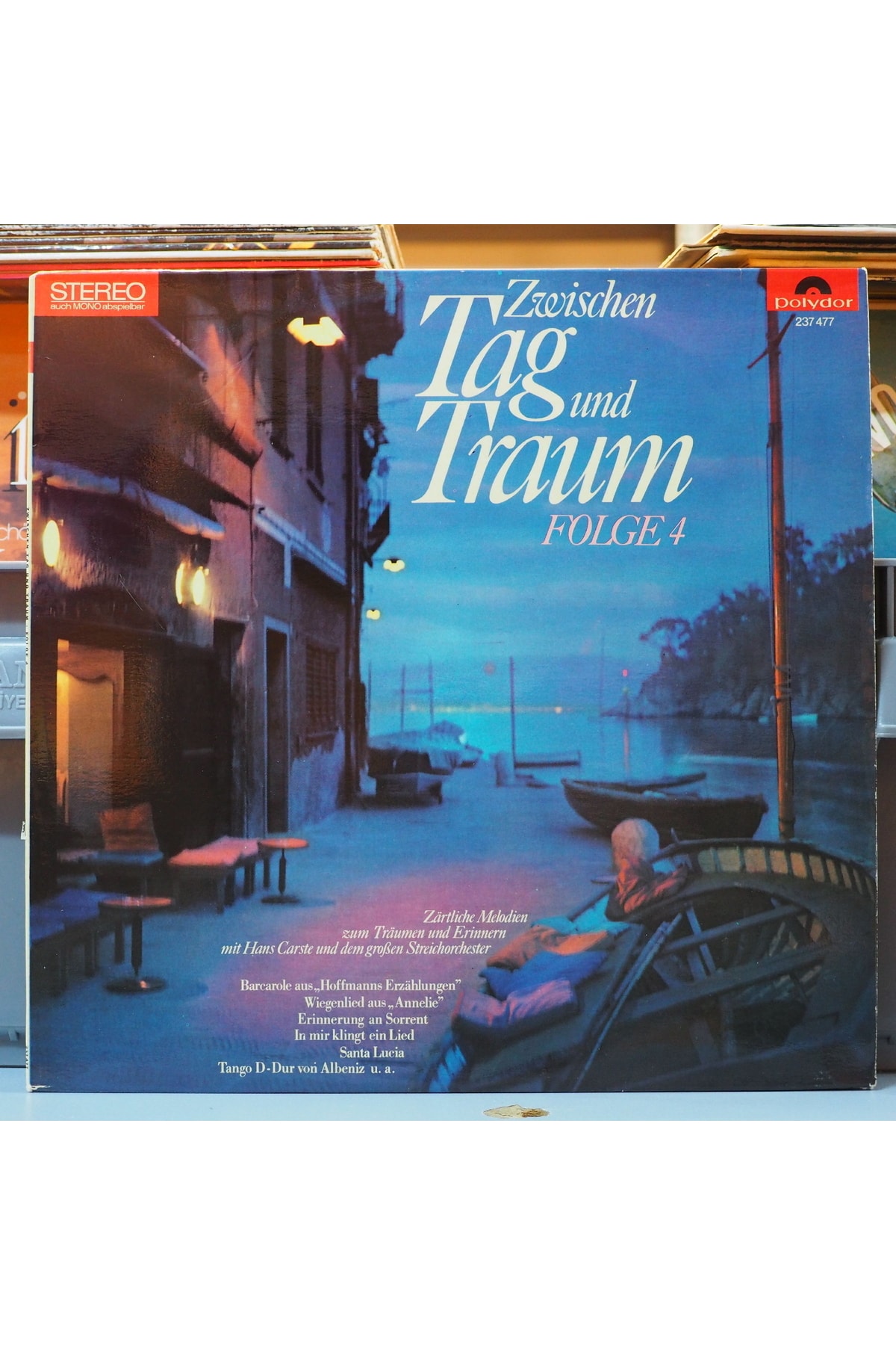 Hans Carste Und Sein Großes Streichorchester* Zwischen Tag Und Traum Folge Almanya Baskı 1965 Lp