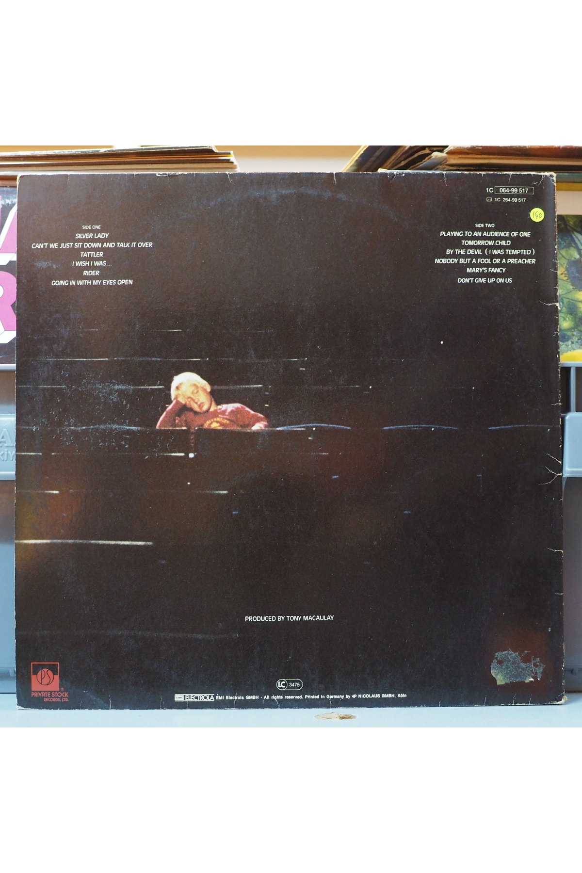David Soul * Playing To An Audience Of One,almanya Baskı 1977 Lp - Görsel 2