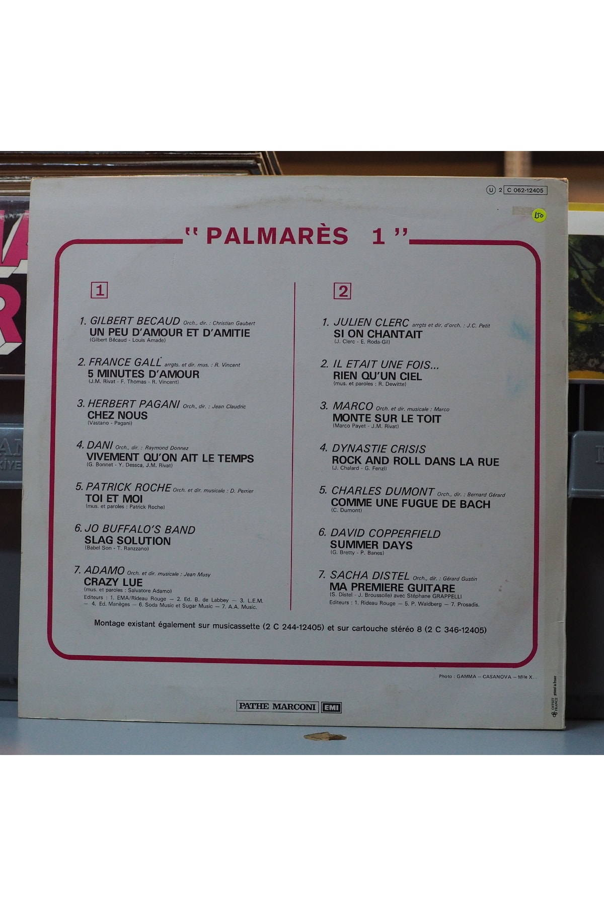 Palmarès 1,fransa Baskı1973 Lp - Görsel 2