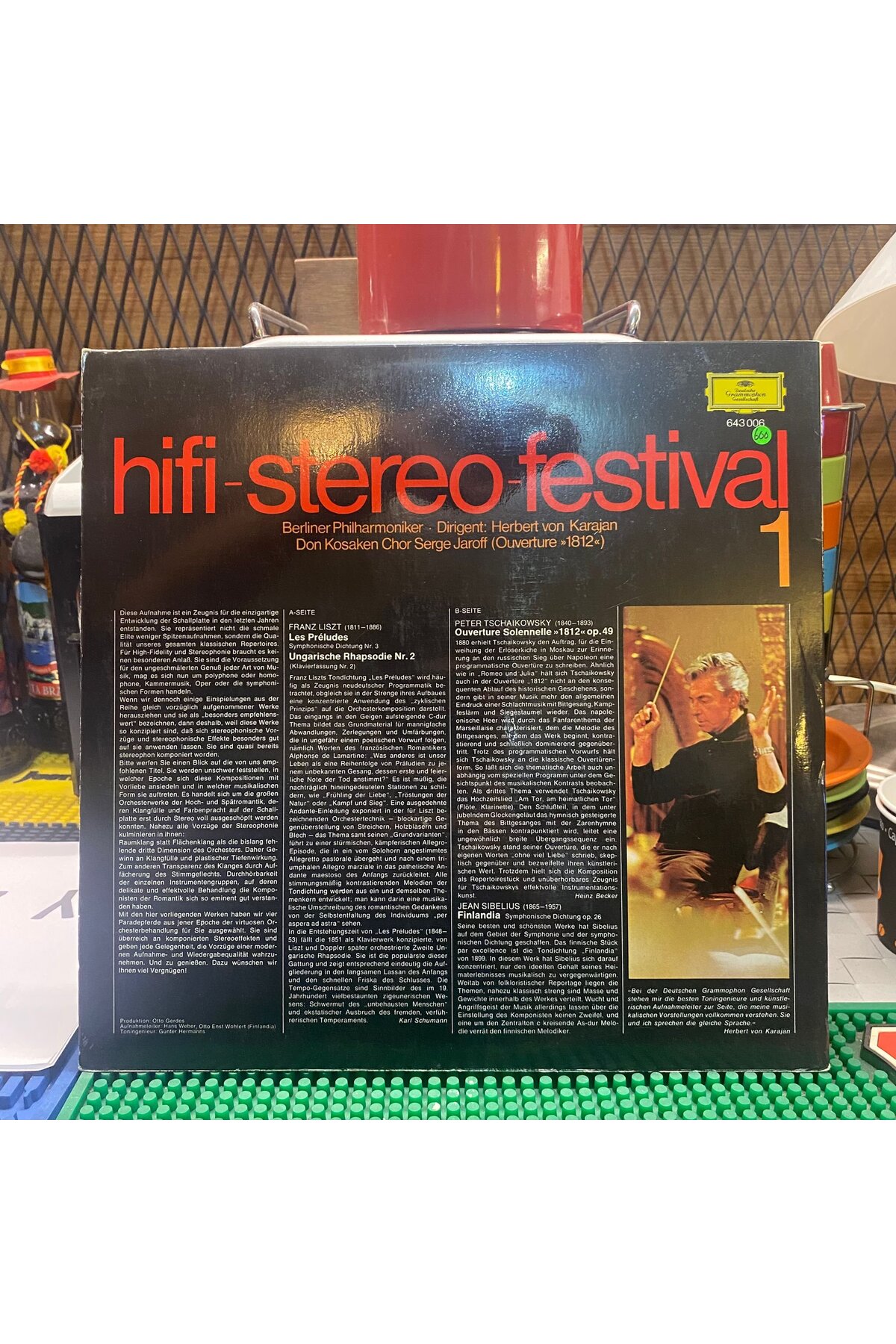 Berliner Philharmoniker, Herbert von Karajan – Liszt, Tschaikowsky, Sibelius – Hifi Stereo Festival 1 - Görsel 2